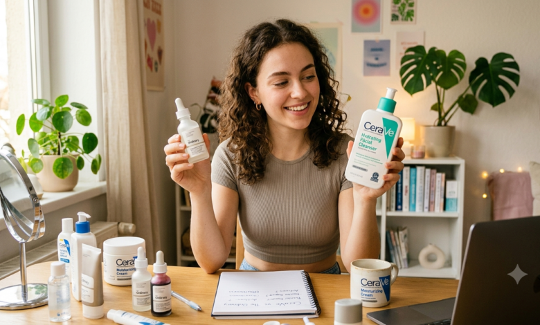 Comparing CeraVe vs. The Ordinary: Key Insights for Gen Z