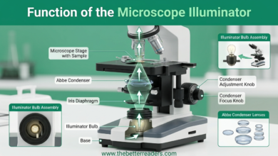 function of the illuminator on microscope