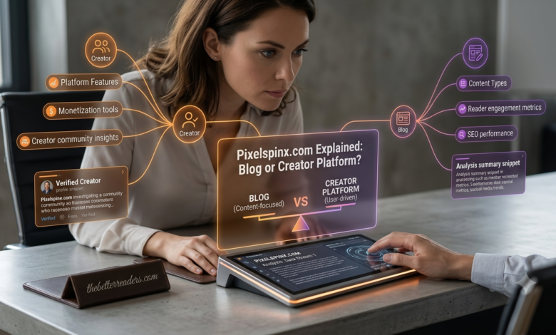 Pixelspinx.com Explained: Blog or Creator Platform?