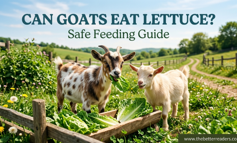 Can Goats Eat Lettuce?