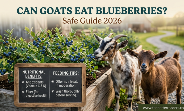 Can Goats Eat Blueberries?