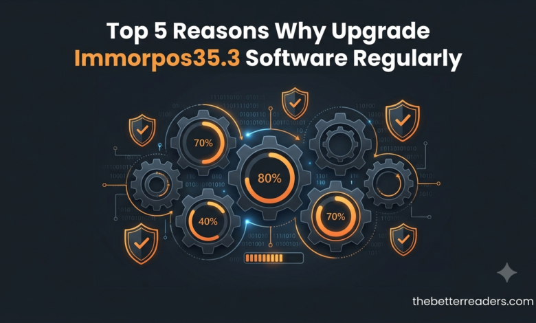 why upgrade immorpos35.3 software regularly